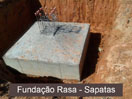 funda��o rasa - sapatas
